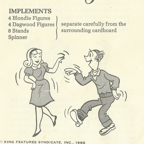 Blondie Hurry Scurry Game - Vintage Board Game - Picture 3 of 5